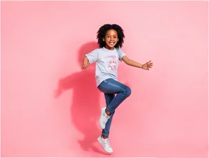 Child jumping